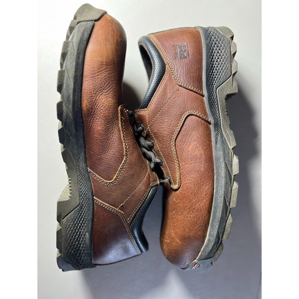 Timberland Pro Size 17 Mens Titan EV Composite Toe Oxford Teak Brown Boot Shoe